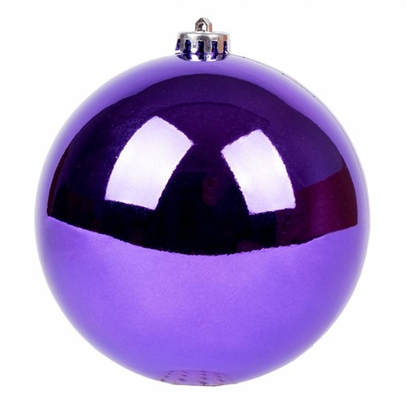 Куля новорічна Yes! Fun d-15 см, фіолетовий 974064 купити недорого в Ти Купи