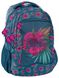 Жіночий міський рюкзак 25л Пасо Барбі Квіти Бай-2808 синій