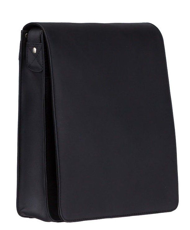 Чоловіча шкіряна сумка-планшет Visconti JASPER 18410 BLK купити недорого в Ти Купи