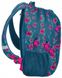 Жіночий міський рюкзак 25л Пасо Барбі Квіти Бай-2808 синій