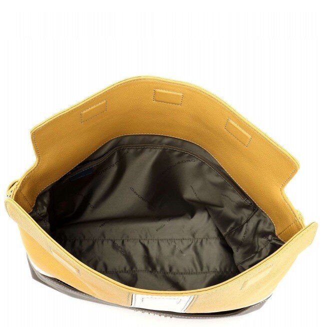 Кожаная сумка Piquadro HOSAKA/Yellow BD4956S108_G купить недорого в Ты Купи