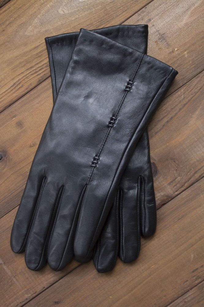 Жіночі сенсорні шкіряні рукавички Shust Gloves 943s2 купити недорого в Ти Купи