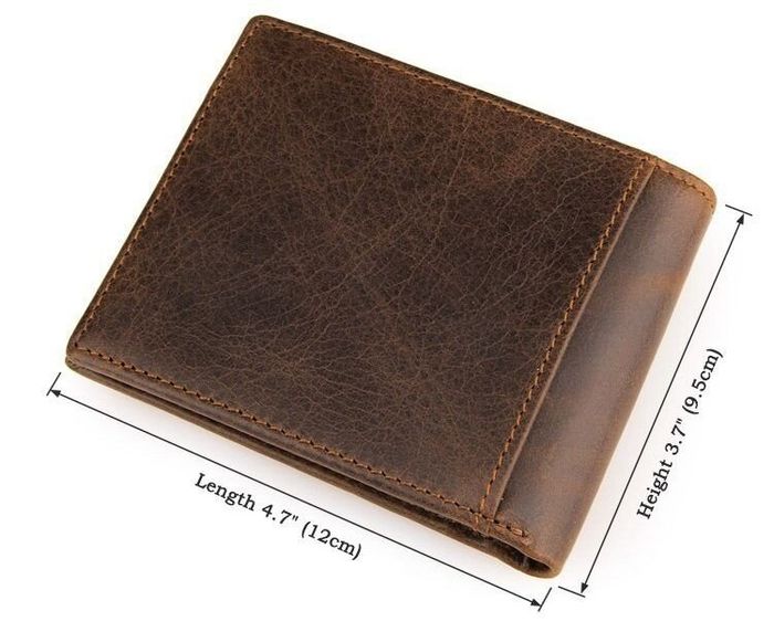 Чоловічий шкіряний гаманець Vintage 14230 Коричневий купити недорого в Ти Купи