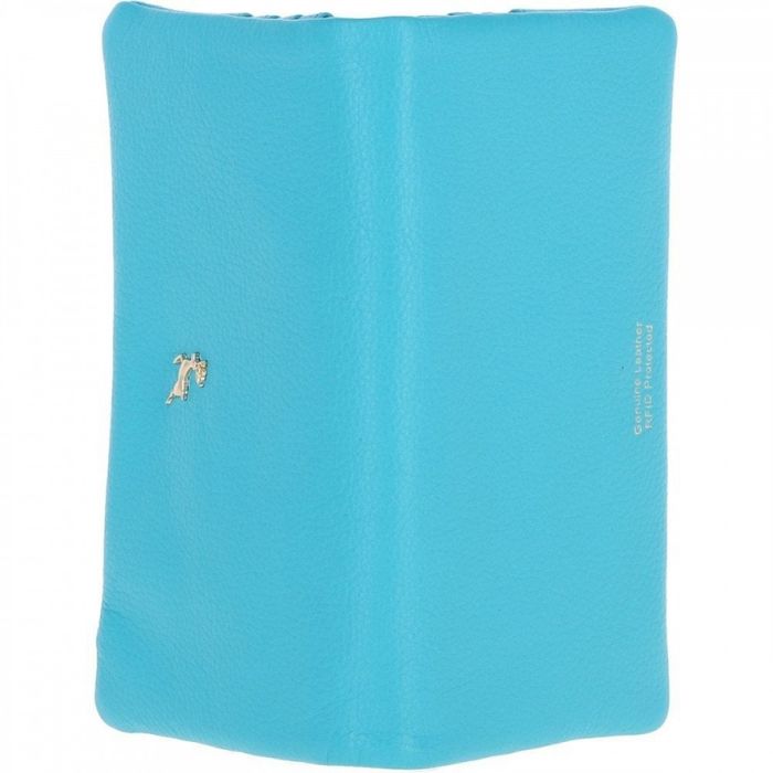 Женский кожаный кошелек Ashwood J56 BLUE ATOLL с RFID защитой купить недорого в Ты Купи