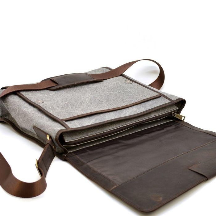 Мужская комбинированная сумка TARWA rg-3940-4lx Коричневый; Серый купить недорого в Ты Купи