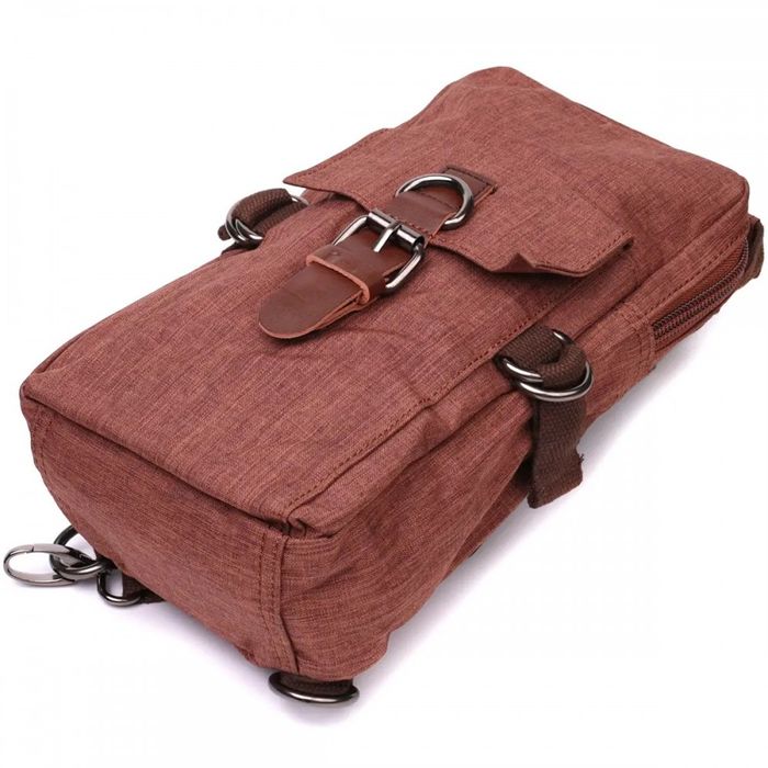Мужская сумка-слинг из текстиля Vintage 22186 купить недорого в Ты Купи
