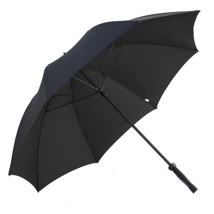 Зонт-гольфер механический унисекс Fulton Technoflex S667 - Black (Черный) купить недорого в Ты Купи