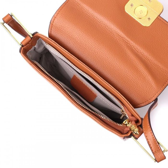 Молодіжна жіноча шкіряна сумка через плече Vintage 22390 купити недорого в Ти Купи