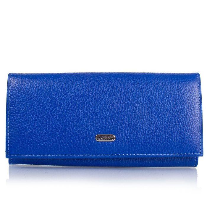 Женский кожаный синий кошелек CANPELLINI SHI2037-304 купить недорого в Ты Купи
