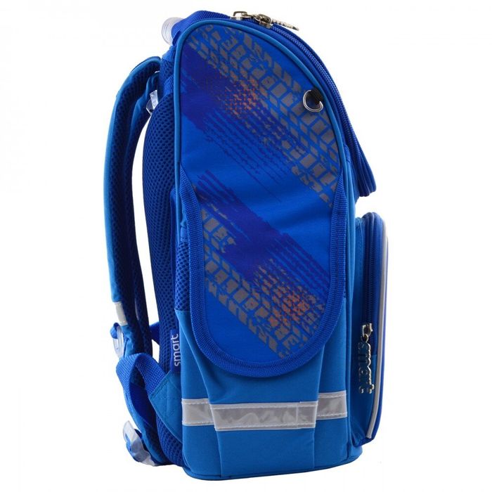 Шкільний каркасний рюкзак Smart 12 л для хлопчиків PG-11 «Big Wheels» (555971) купити недорого в Ти Купи