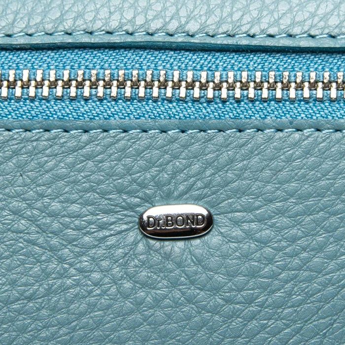 Жіночий гаманець зі шкіри Classic DR. BOND WMB-2M light-blue купити недорого в Ти Купи