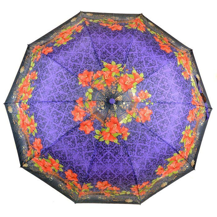 Жіноча парасолька напівавтомат Podium 466-10 купити недорого в Ти Купи