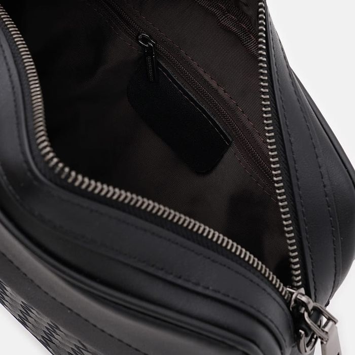 Мужская кожаная сумка Ricco Grande K16612bl-black купить недорого в Ты Купи