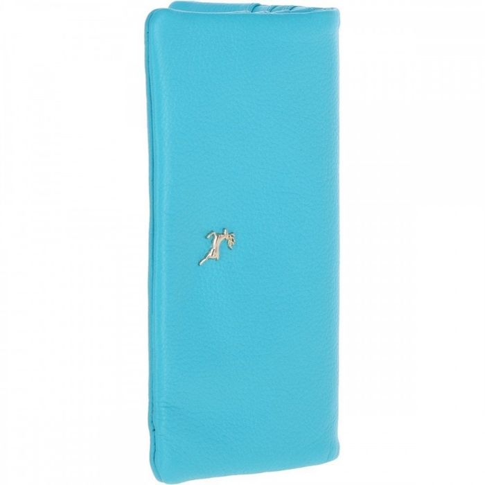 Женский кожаный кошелек Ashwood J56 BLUE ATOLL с RFID защитой купить недорого в Ты Купи
