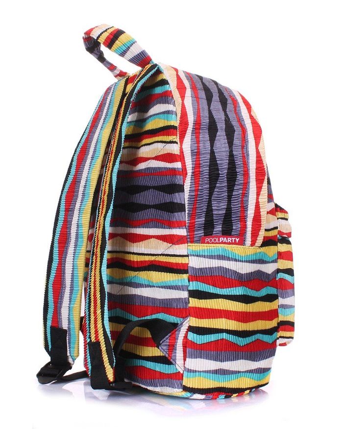 Модный городской рюкзак из полиэстера Poolparty купить недорого в Ты Купи