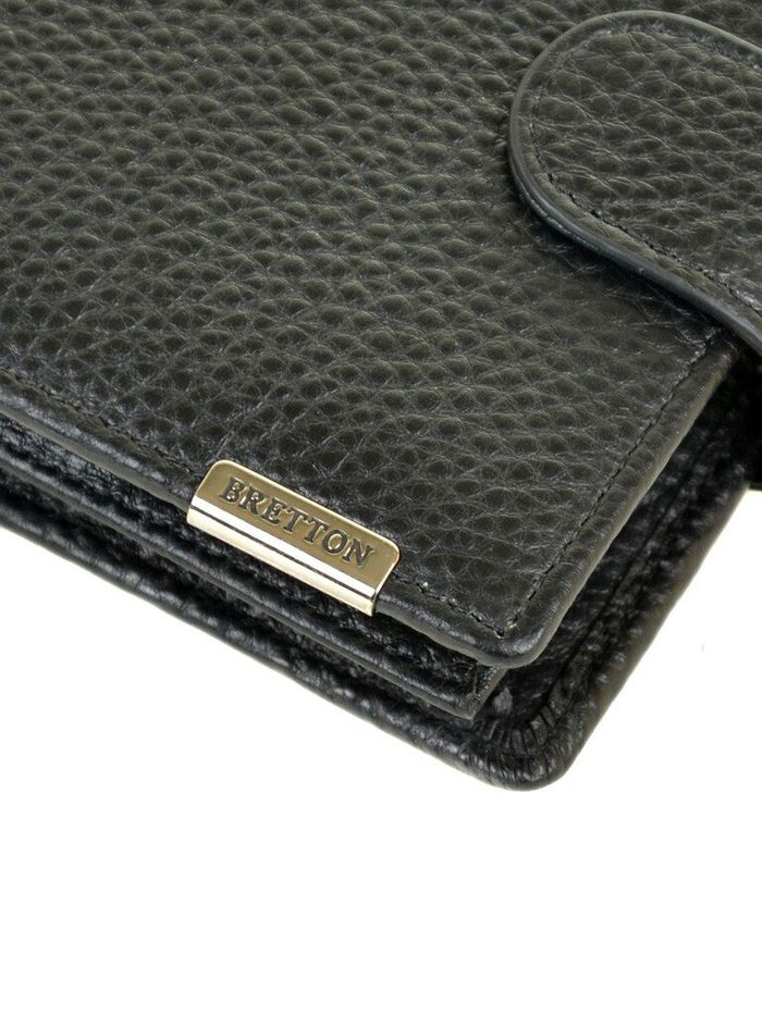 Шкіряний чоловічий гаманець Classic Bretton M3707 black купити недорого в Ти Купи