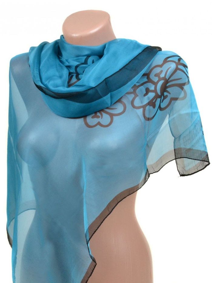 Жіночий шарф-палантин весна-літо Шифон 10223-A2 купити недорого в Ти Купи