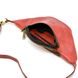 Кожаная красная сумка на пояс Tarwa rr-3036-4lx