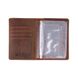 Обкладинка-органайзер для документів зі шкіри HiArt Mehendi Art AD-01-S19-1235-T005 Рудий