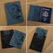 Обкладинка для паспорта SHVIGEL 13795 Синій