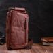 Чоловіча сумка-слінг із текстилю Vintage 22186, Коричневий