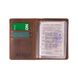 Обложка-органайзер для документов из кожи HiArt Mehendi Art AD-01-S19-1235-T005 Рыжий