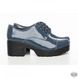 Синие лаковые демисезонные туфли Villomi 4020-01s