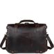 Мужской кожаный портфель Vintage 14542 Темно-коричневый