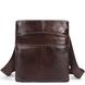 Чоловіча шкіряна сумка Vintage 14730 Темно-коричневий