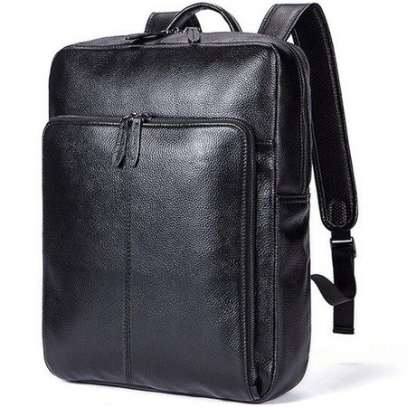 Мужской кожаный рюкзак Polo (5516-BL) чёрный купить недорого в Ты Купи