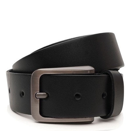 Мужской кожаный ремень Borsa Leather V1115FX15-black купить недорого в Ты Купи