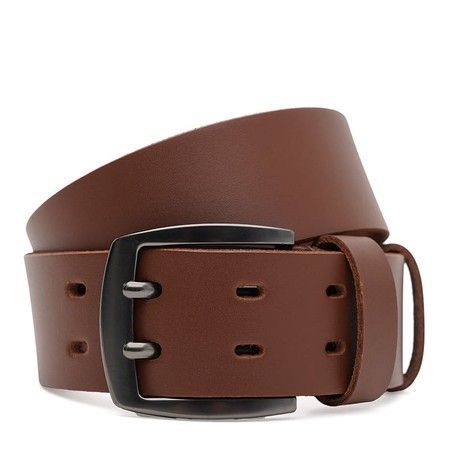 Чоловічий шкіряний ремінь Borsa Leather 115v1fx117-l.brown купити недорого в Ти Купи