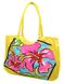 Женская желтая пляжная сумка Podium 1353 yellow купить недорого в Ты Купи