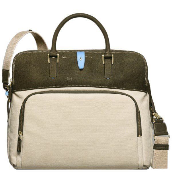Бежевая сумка-портфель для ноутбука унисекс Piquadro Sartoria (CA3012IT2_M) купить недорого в Ты Купи