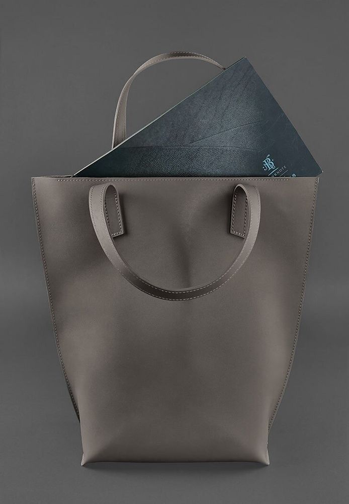 Шкіряна жіноча сумка BlankNote D.D. темно-бежева - BN-BAG-17-BEIGE купити недорого в Ти Купи