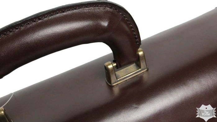 Мужской коричневый портфель из натуральной кожи Rovicky AWR-3-2 купить недорого в Ты Купи