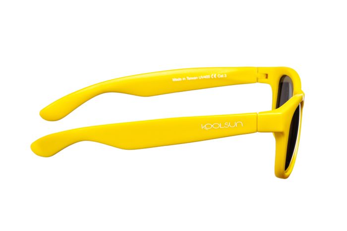 Дитячі сонцезахисні окуляри Koolsun Wave золотого кольору 3+ (KS-WAGR003) купити недорого в Ти Купи