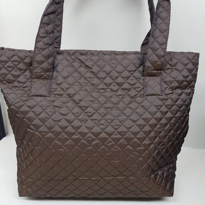 Дутая стеганая женская сумочка коричневая tk-018 купить недорого в Ты Купи