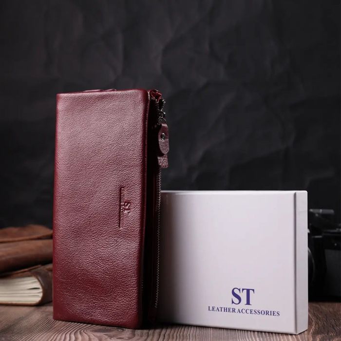 Жіночий шкіряний гаманець ST Leather 22528 купити недорого в Ти Купи