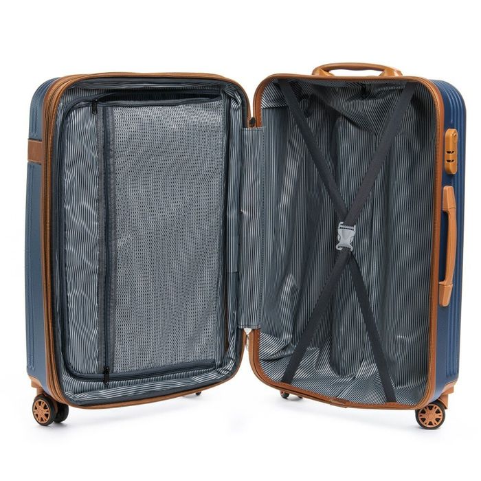 Комплект чемоданов 2/1 ABS-пластик PODIUM 8387 blue змейка 31491 купить недорого в Ты Купи