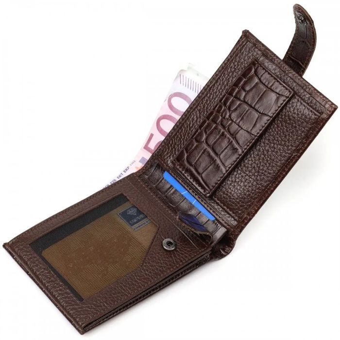 Кожаный мужской турецкий кошелек BOND 21999 купить недорого в Ты Купи