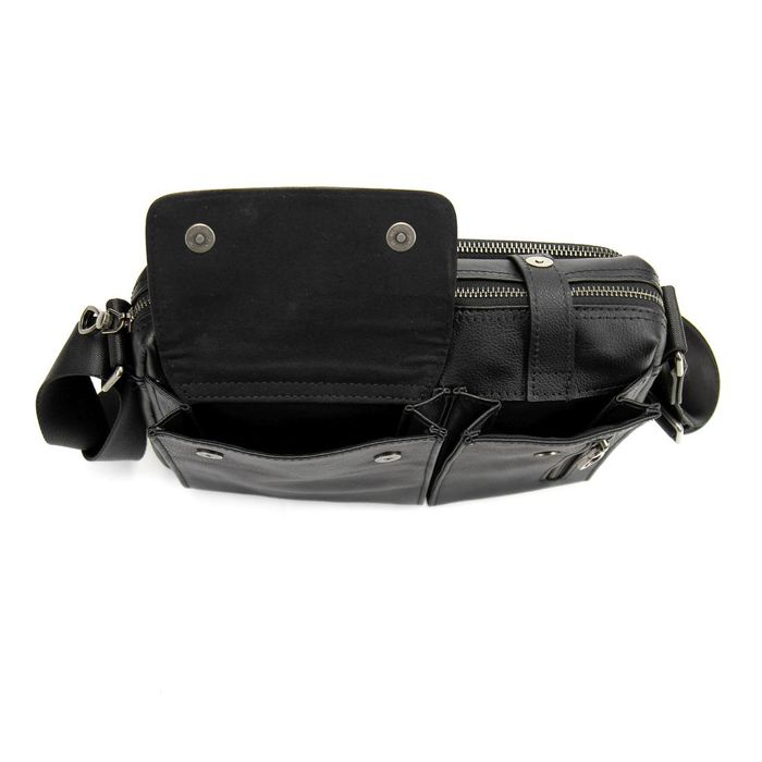 Шкіряна сумка через плече горизонтальна Tiding Bag 1628A купити недорого в Ти Купи