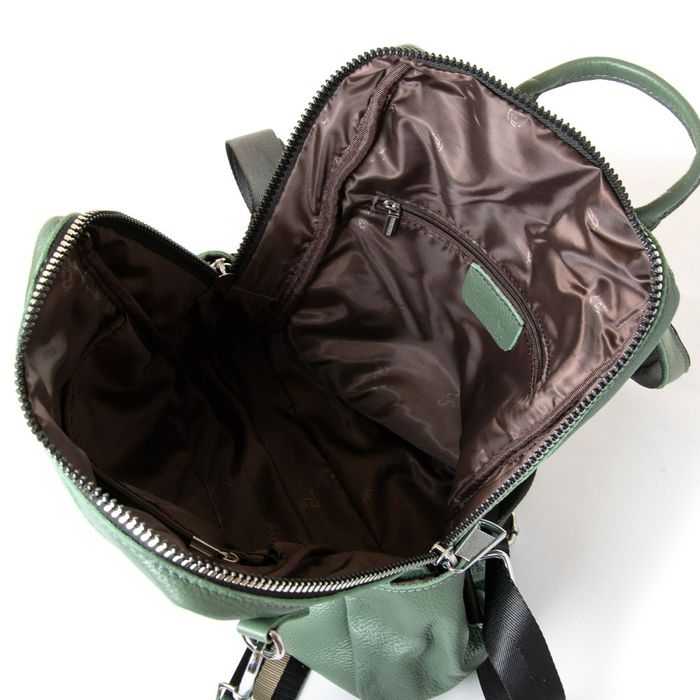 Жіночий рюкзак шкіряний ALEX RAI 8781-9 green купити недорого в Ти Купи