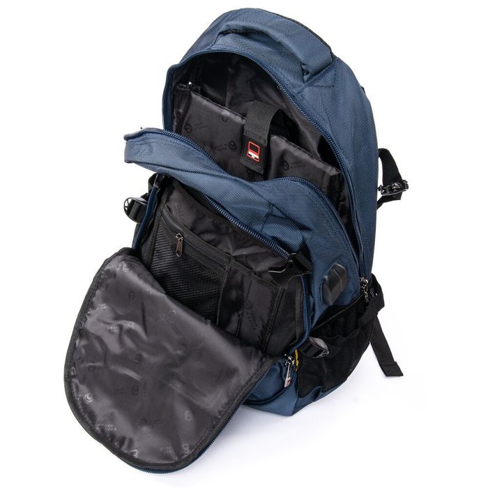 Городской рюкзак для ноутбука с USB Power In Eavas 9629 blue купить недорого в Ты Купи