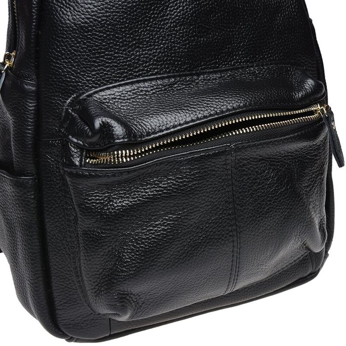 Шкіряний жіночий рюкзак Keizer K1339-black купити недорого в Ти Купи