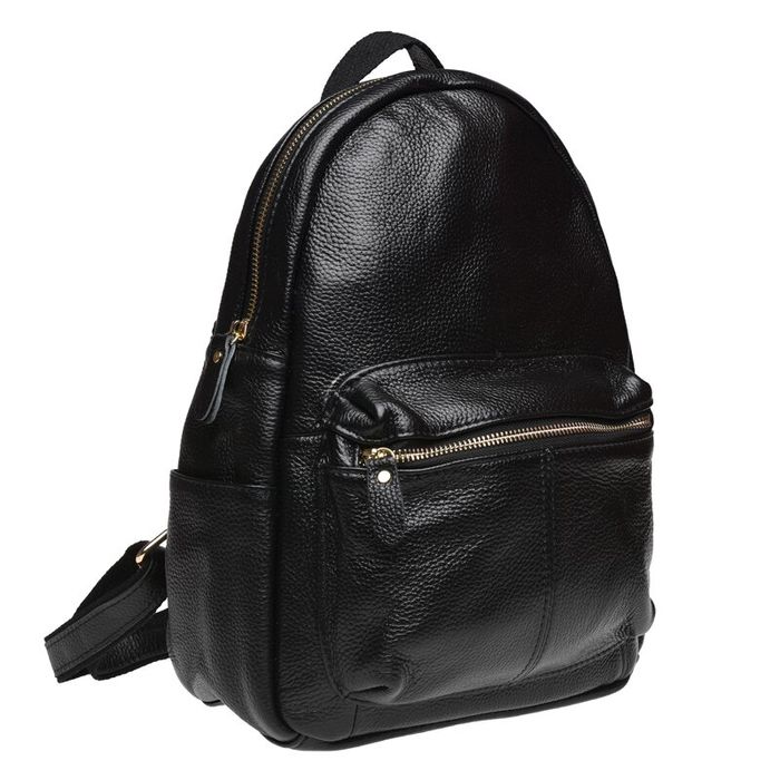 Шкіряний жіночий рюкзак Keizer K1339-black купити недорого в Ти Купи