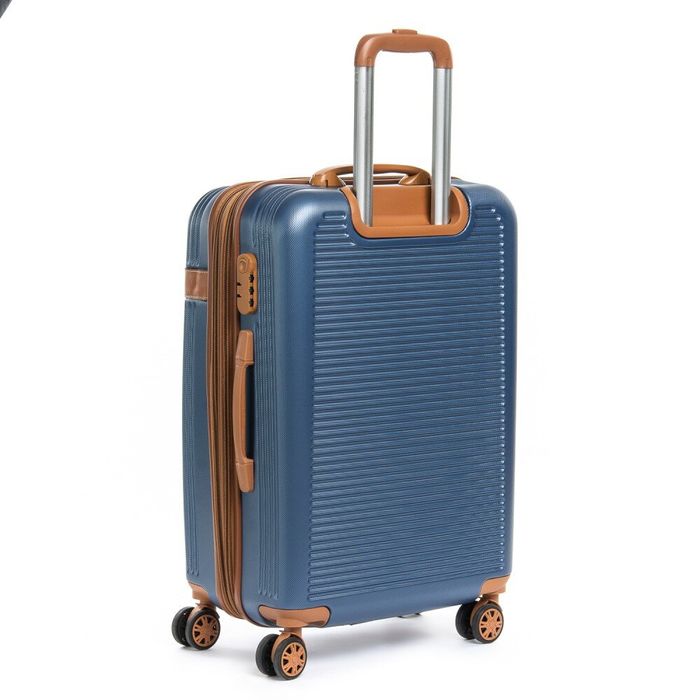 Комплект валіз 2/1 ABS-пластик PODIUM 8387 blue змійка 31491 купити недорого в Ти Купи