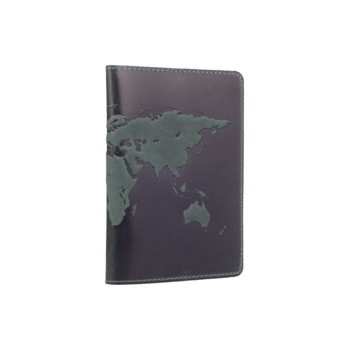Обложка для паспорта из кожи HiArt PC-02-S19-5920-T001 Зелёный купить недорого в Ты Купи