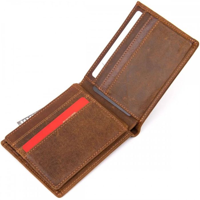 Мужской кожаный кошелек Vintage 20421 купить недорого в Ты Купи