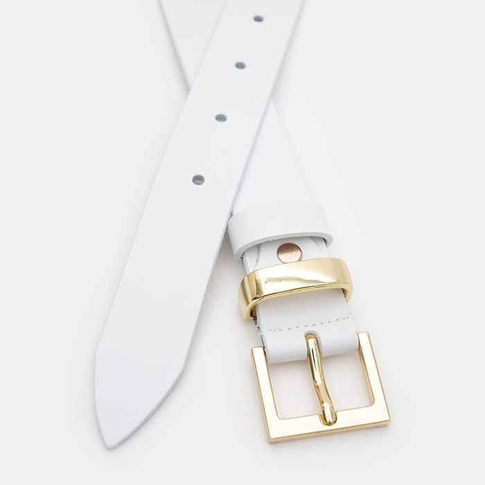 Женский кожаный ремень Borsa Leather 100g1genw131-white купить недорого в Ты Купи